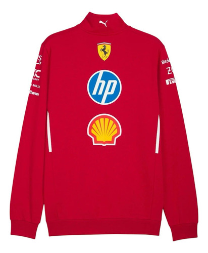 Sudadera Ferrari Medio Cierre 2025