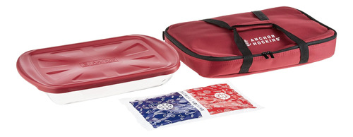 Juego De Bolsos Anchor Hocking Essentials Con Tapa Embrace (