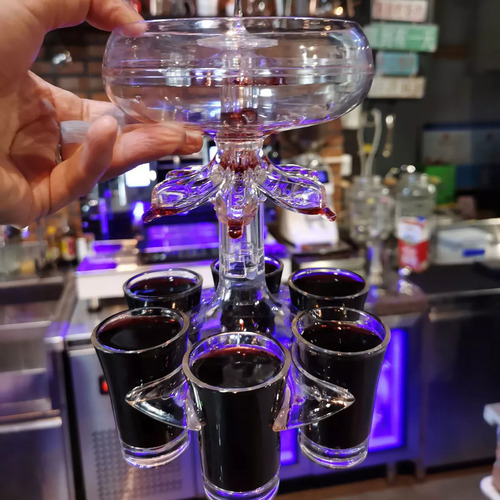 Set De Dispensadores De Bebidas Para Fiestas Con 6