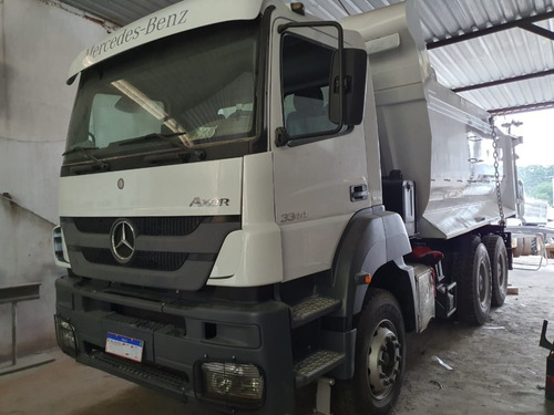 Mercedes-benz Axor 3344 6x4 Ano 2013 Caçamba Traçado