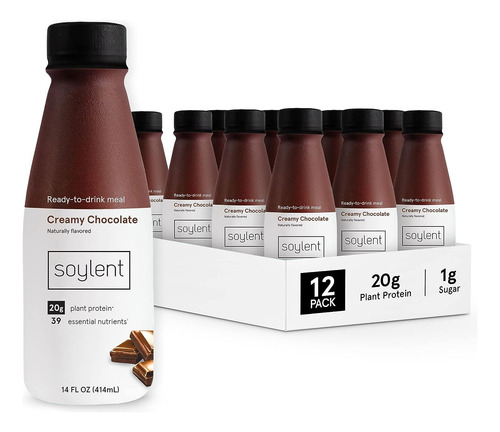 Soylent Batido De Reemplazo De Comida De Chocolate Cremoso A