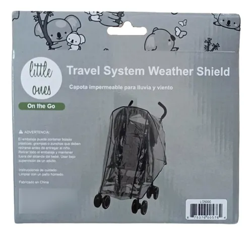 Cobertor Capota Protector Cubre Cochecito Bebé Lluvia Viento
