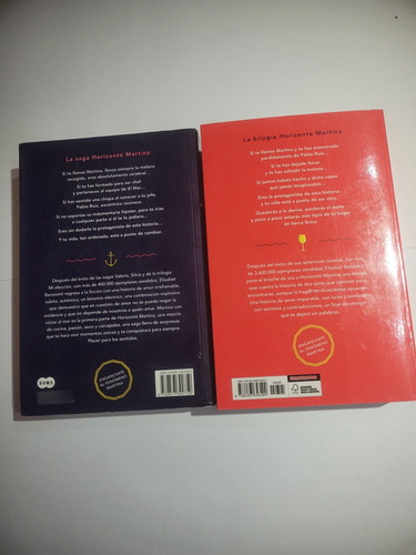 Elisabet Benavent Saga Martina Libros 1 Y 2 Tamaño Grande (Usado)