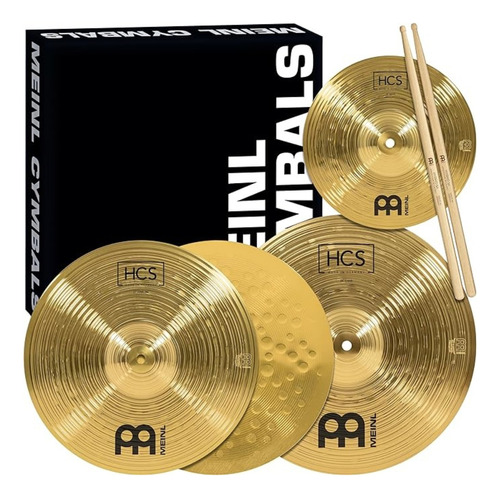 Platillos De Meinl Hcs131410s Hcs Caja De Platillos Con Set 