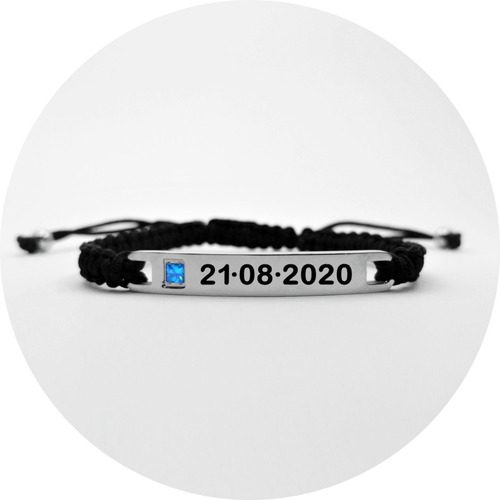 Imagen 1 de 7 de Pulsera Spotify Acero Grabado Láser Personalizado 1152