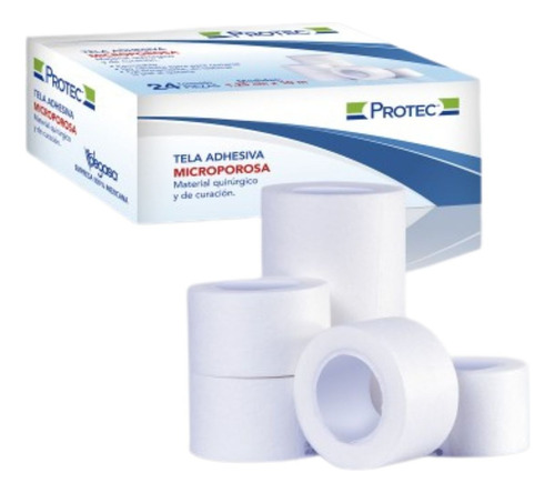 4pz Cinta Microporosa Protec Micropore 7.50cmx10m Curacion