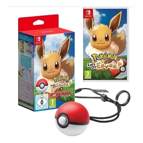 Imagen 1 de 2 de Pokémon: Let's Go, Eevee! + Poké Ball Plus Bundle Standard Edition Nintendo Switch Físico