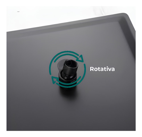 Chuveiro Ducha Banheiro Com Acabamento Registro Monocomando Acabamento Preto Cor Preto Fosco