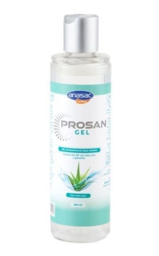 Sanitizante De Manos Alcohol Gel Aloe Vera Prosan 250ml