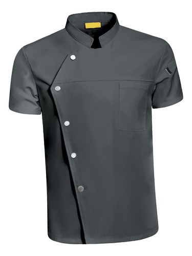 Hombres Mujeres Chef Coat Jacket Executive 3xl Talla Gris