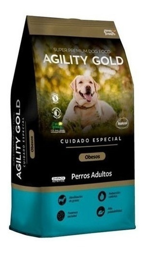 Agility Gold Cuidado Especial Obesos | Perros Adultos X 7k