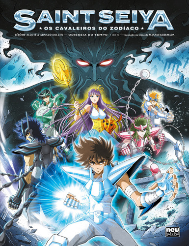 Saint Seiya (os Cavaleiros Do Zodíaco) - Odisseia Do Tempo: Volume 1, De Jerome Alquie. Editorial Newpop, Capa Mole, Edição 1 Em Português, 2025