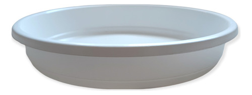 Maceta Plástico T.a Plastic Rocio N24 + Plato N22 X 1u Blanco