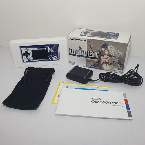 Nintendo Game Boy Micro Edição Especial Final Fantasy 4 Azul (Usado)