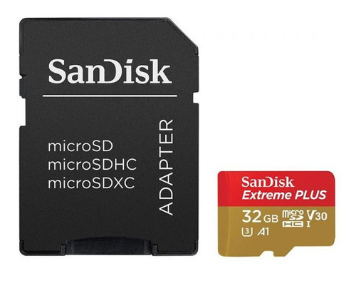 Tarjeta De Memoria 32gb Microsd Extreme Plus 100mb/s Sandisk