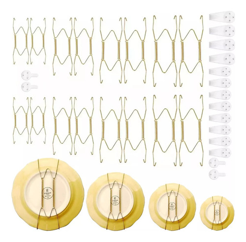 A Soporte Para Platos De Pared De Acero Inoxidable A