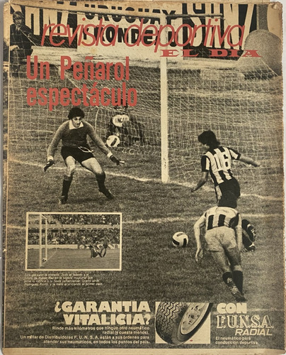 Revista Deportiva Nº 3 El Día, Peñarol Espectáculo 1977 Cr07