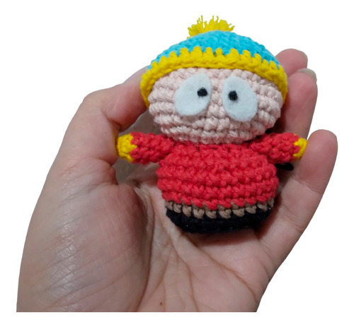 Llavero Eric Cartman Geek Amigurumi Crochet (south Park)