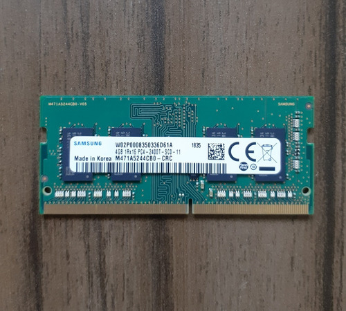 Memória Ram Notebook 4gb 2400mhz Samsung M471a5244cb0-crc