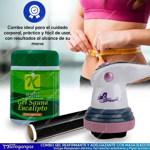 Masajeador Corporal Tonificador Gel Reductor Papel Cuotas sin