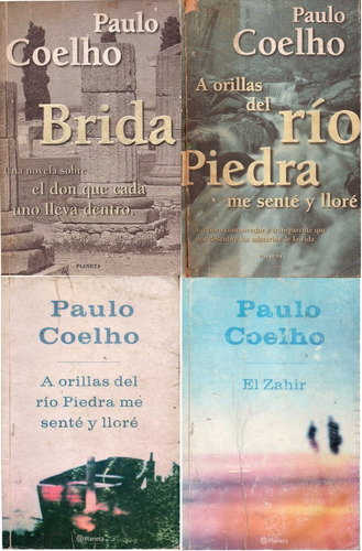 Paulo Coelho Lote Libros A Orillas Del Rio Brida Zahir 