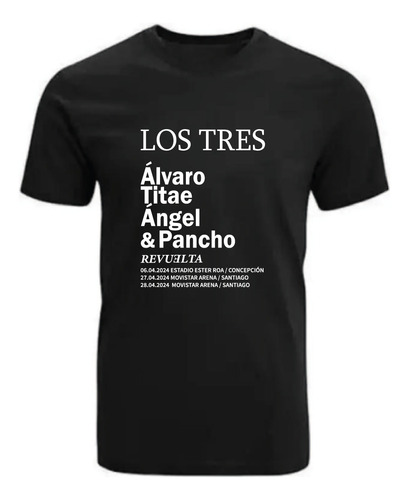 Polera Los Tres, Banda Rock Latino , Chile, Banda Años 80, 