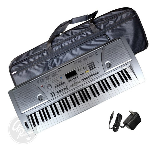 Organo Teclado Sensitivo 61 Teclas + Funda + Fuente + Atril