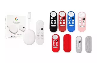 Google Tv 4ta Generación Chromecast + Funda Silicona Control