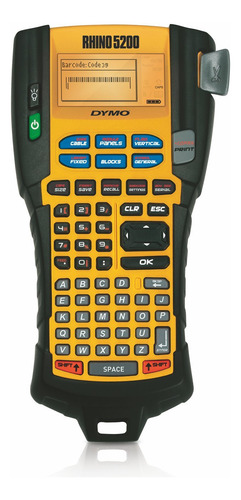 Máquina De Etiquetas Dymo Rhino 5200 Industrial Com Teclas D