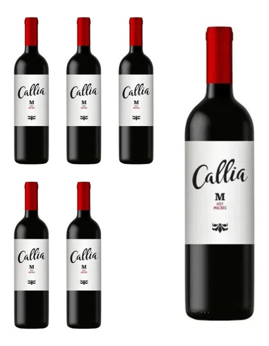 Vino Callia Malbec X 750cc Caja X 6 Unidades