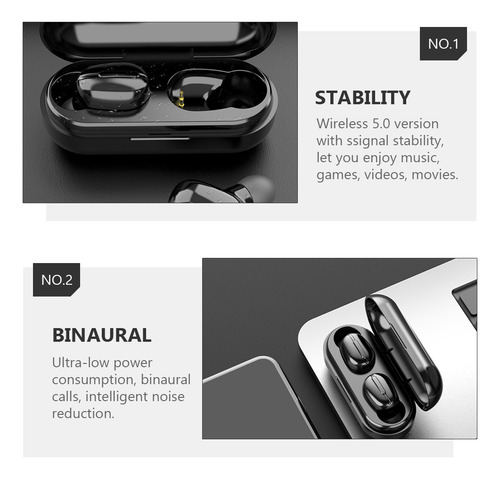 1 Juego De Auriculares Inalámbricos, Auriculares Deportivos,