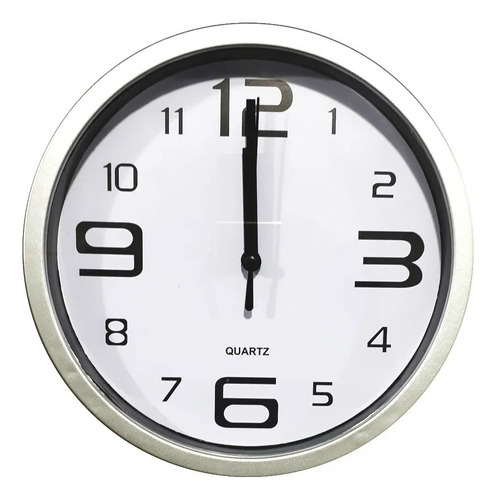Reloj De Pared 20cm Analogico Cocina Oficina Numeros Grandes