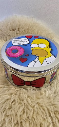 Lata Enamorados Simpsons Regalo Aniversario San Valentin