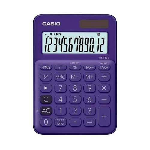 Calculadora Casio Ms-20uc Pl Morado