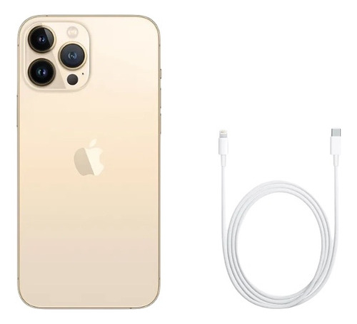 Apple Iphone 13 Pro Max 128 Gb C/ Auriculares Y Cargador Gold (Reacondicionado)