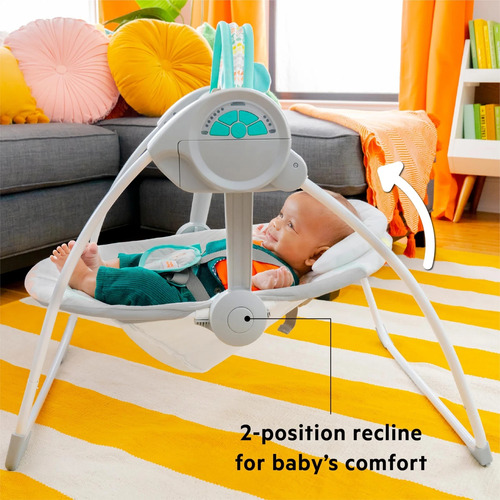 Columpio Silla Para Bebé Whimsical Wild Gris
