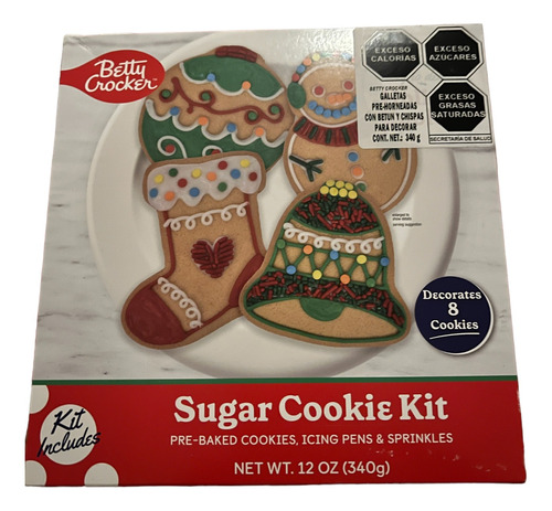Decorar Galletas Navideñas Holiday Cookies Sugar Cookie Kit