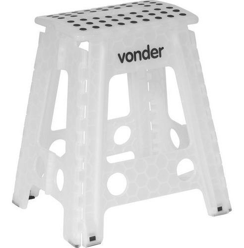 Banco Dobravel 450mm Vonder Com Alça Em Plastico Abs