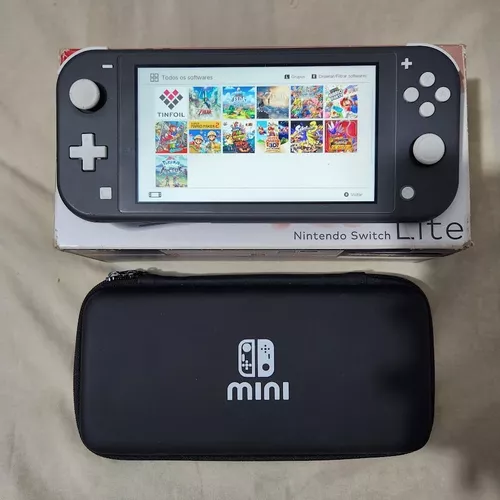 Nintendo Switch Lite Desbloqueado + 256gb + Brinde - R$ 1.490
