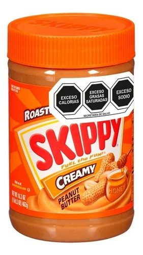 3 Pza Crema De Cacahuate Skippy Tostado Con Miel 462 G