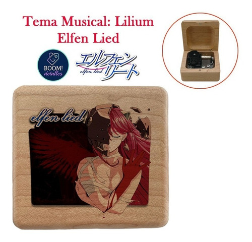 Imagen 1 de 4 de Caja Musical Elfen Lied Lilium Anime Manga Otaku