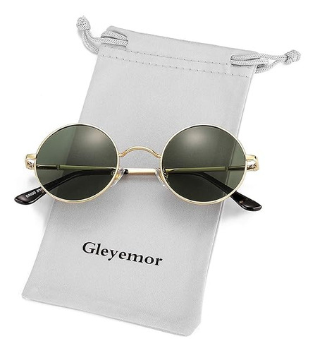 Gleyemor John Lennon   Lentes De Sol Polarizados Pequeños Y