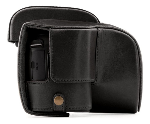 Funda Para Panasonic Lumix Dc-fx80 / Fz82 Megagear De Cuero