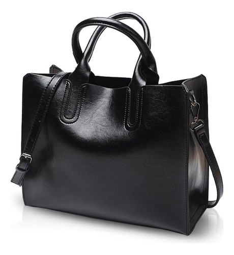 Bolso De Cuero Pu Double Comfort