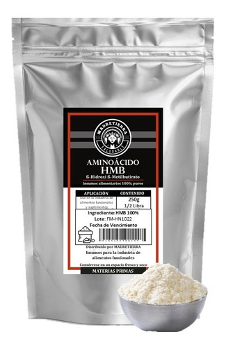 Aminoácido Hmb X250g /100% Puro - g a $332