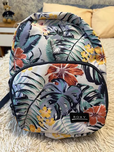 Mochila roxy flores outlet