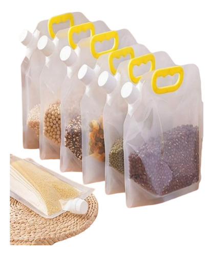 Bolsa Almacenamiento Alimentos Reutilizable Pico Vertedor