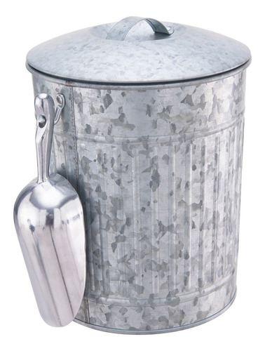 Hielera Con Pala Galvanizada Cubo Para Hielos Better Homes