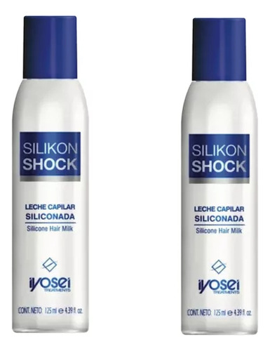 Pack X2 Iyosei Silikon Shock Leche Capilar Siliconada 125ml