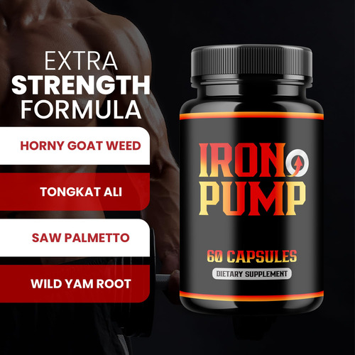 (pacote Com 2) Comprimidos Iron Pump Healthly Official Formu